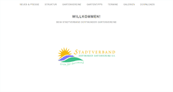 Desktop Screenshot of gartenvereine-dortmund.de